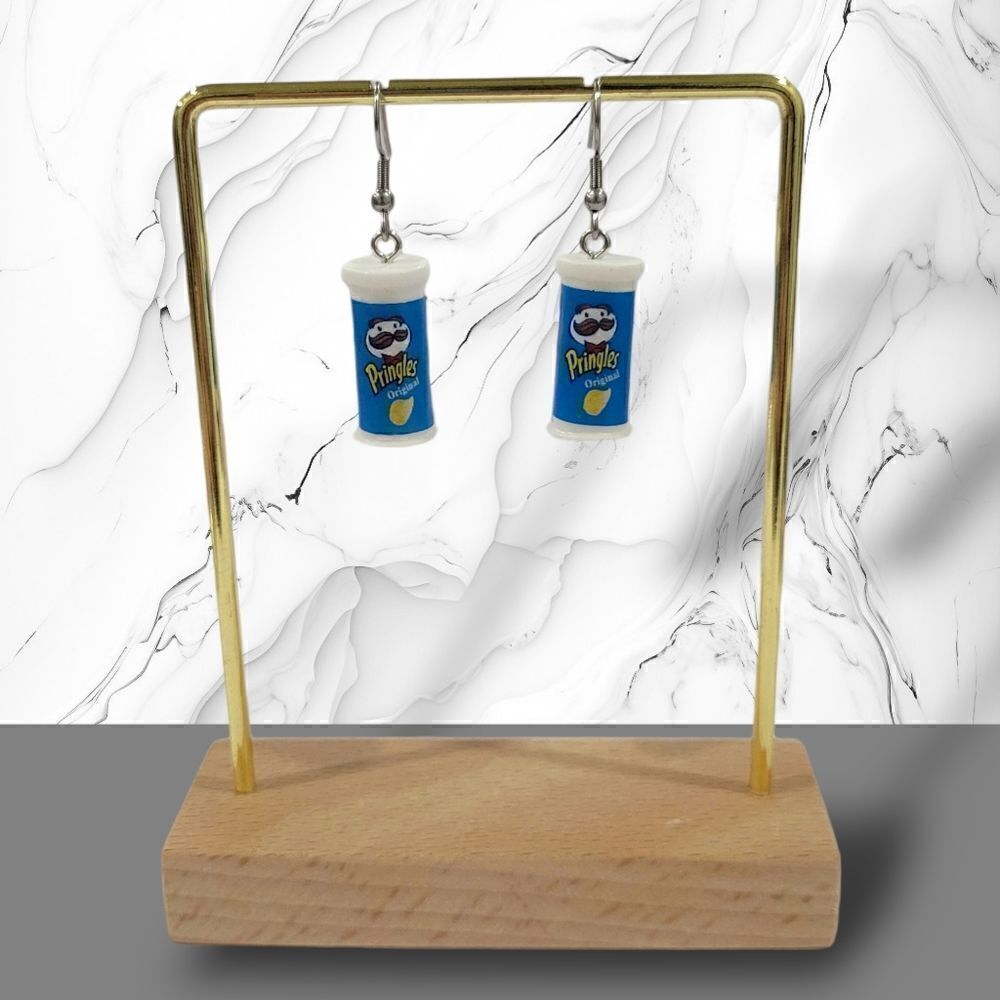 ✨️Pringles Original Chip Earrings✨️(2-A023-C)-Jewelry for Women - Picture 3 of 5